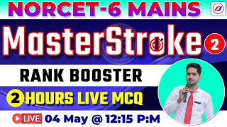 Masterstroke  AIIMS NORCET 6 MAINS  ESIC  Special mcq  Nursing Officer live  Rj career point [upl. by Neggem]