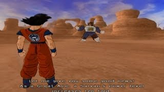 Dragonball Z Budokai Tenkaichi 3  Story Mode Hard  Saiyan Saga  Chaospunishment [upl. by Cheria446]