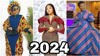 💃Mode Africaine 2024  Modèles robes pagne pour femme Boubou senegalaisAnkara styles🌈collection 44 [upl. by Attenrev419]