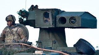 M1134 Strykers Coduct Live Fire AntiTank Training [upl. by Anaicilef269]