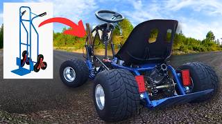 I Turned this Hand Truck into a CRAZY 125cc GoKart [upl. by Stultz]