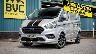 Ford Transit Custom Sport DCab Detailed Walkaround Walk amp Talk [upl. by Mchenry]