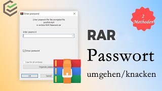 RAR Passwort umgehenknackenanzeigen ✅ Tutorial [upl. by Demmer363]