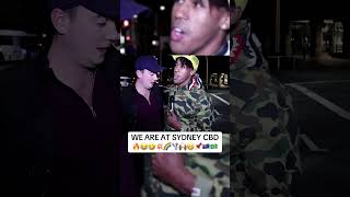 Interviewing drunk people at Sydney CBD Australia 🤣🙏🏾❤️🇦🇺🇧🇷 sydney australia daring [upl. by Bocoj]