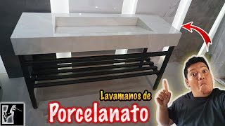 🧼Lavamanos de PORCELANATO artesanal ¿Cómo se hace  Los Bestauradores [upl. by Annoet]