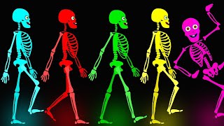 Five Skeletons Went Out One Night Halloween Song  Scary Nursery Rhymes By Teehee Town [upl. by Nicolai]