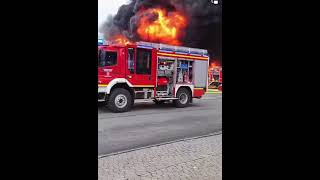 Großbrand in Gerlingen 😳🔥 shorts [upl. by Hum]