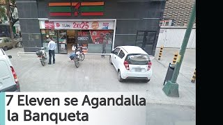 Arne aus den Ruthen  7 Eleven agandalla la banqueta de Polanco como estacionamiento [upl. by Aguie]