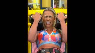 ViVi Winkler female bodybuilder crying 😂😂😂  female muscle growth 🔥😂 fbb [upl. by Thurston]