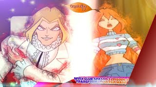 Winx ClubSeason 3  Episode 9 Transformation Fan Made [upl. by Bazluke]