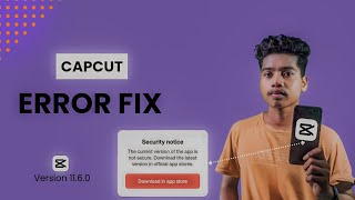 Security notice Download in app store capcut error 🤫capcut errorfix Tcpstudio version 1160🧑‍💻 [upl. by Ejroj354]