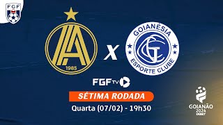 Ao vivo  AA Aparecidense X Goianésia EC  Campeonato Goianão 2024 [upl. by Linden]