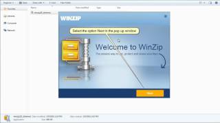 Downloading And Installing WinZip [upl. by Ahsinat]