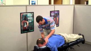 Male Chiropractic Adjustment [upl. by Fitzpatrick758]