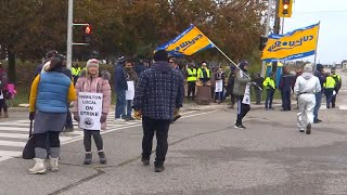 Over 55000 Canadian postal workers go on strike [upl. by Aliahkim]