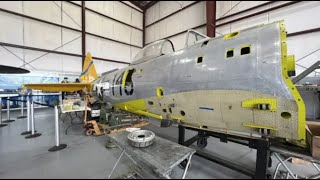 CAF P47N Thunderbolt – Restoration Update – Spring 2023 [upl. by Aneahs]