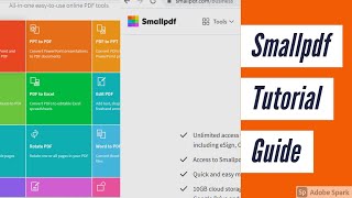 Smallpdf Tutorial Guide [upl. by Philbo]