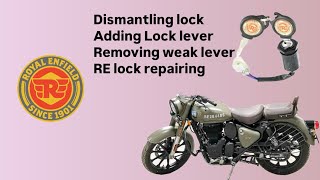 How to repair Classic 350 ignition lock👍 [upl. by Analos]