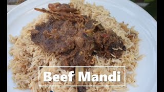 How to make Easy and Quick Arabic Beef Mandi Recipe وصفة مندي لحم البقر الأصلية English subtitles [upl. by Korenblat]