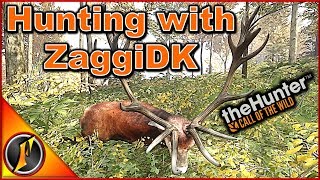 Hunting Hirschfelden w ZaggiDK  theHunter Call of the Wild 2018 [upl. by Hgielac]