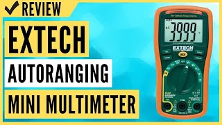 Extech EX330 Autoranging Mini Multimeter Review [upl. by Jesh198]