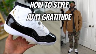 3 EASY Ways To Style The Air Jordan 11 Gratitude [upl. by Rednasela]