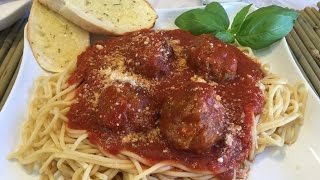 ALBONDIGAS ESTILO ITALIANO EN SALSA MARINARA [upl. by Aruat]