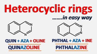 Heterocyclic rings in easy way  PART2 [upl. by Tarsus]