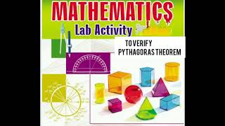 MATHS LAB ACTIVITY  TO VERIFY PYTHAGORAS THEOREM ncert mathematics lab activity maths [upl. by Ymmor810]