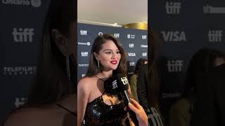 Selena Gomezs Oscar Buzz Reaction  TIFF 2024 [upl. by Nimesay425]