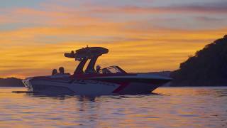 The 2018 Tige RZX2  AwardWinning Wakesurf Wakeboard Ski Boat [upl. by Ydnas497]