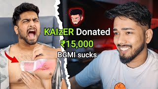 I Donated ₹15000 to officialscoutop and Wax my Chest [upl. by Jess]