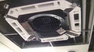 Daikin VRVS Flat ceiling cassette ductless split AC amp Heat pumps [upl. by Henebry]