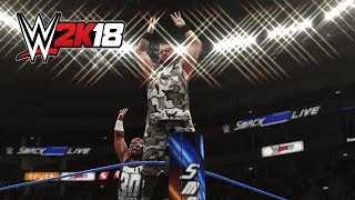 WWE 2K18  THE DUDLEY BOYZ ENTRANCE  SIGNATURE TAG FINISHER amp VICTORY MOTION [upl. by Ococ]