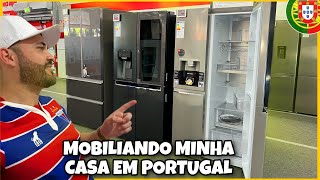 COMPRANDO ELETRODOMÉSTICOS PARA MINHA CASA EM PORTUGAL  Conrado Vlogs [upl. by Doughman]