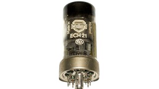 Unboxing A Mullard ECH21 Triode Heptode Vacuum Tube UnboxingVintageElectronicComponents [upl. by Woodward270]