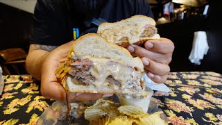 quotThe Schmitterquot Cheesesteak Sandwich at McNallys Tavern [upl. by Hickie]