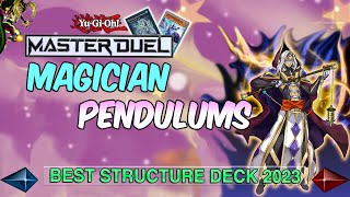 NEW MAGICIAN PENDULUMS UPDATED The Best Structure Deck in Yugioh Masterduel [upl. by Nwahsem]