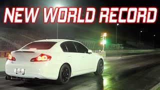 Infiniti G37 Sedan Breaks The 14 Quarter Mile NA Record [upl. by Geithner]