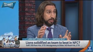 FIRST THINGS FIRST  Nick Wright SHOCKS Detroit Lions Are ELITE But Could MISS The Playoffs  NFL [upl. by Drofnil637]