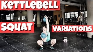 Kettlebell Squat Variations  How to Improve Your Squat [upl. by Presley]