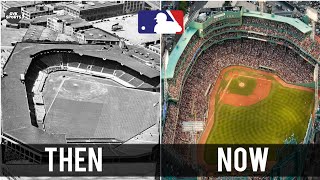 MLB Stadiums Then and Now [upl. by Nylauqcaj]