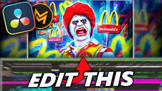 How to edit like MagnatesMedia Mc Donalds Davinci Resolve [upl. by Bibeau5]