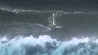 The Cribbar 30 foot waves Big Wave Surfing in Newquay 30th Oct 2011 [upl. by Louella]