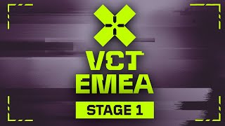 VCT EMEA Stage 1 2024  W1D1 [upl. by Sheffie735]