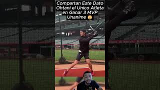 Shohei Ohtani es el Único Atleta en la Historia Ganar 3 MVP Unánime😲 mlbhighlights mlbdominicana [upl. by Anaizit280]