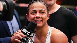 Natalia Silva Octagon Interview  UFC Vegas 85 [upl. by Hosbein]