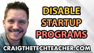 Disable Startup Programs In Windows Vista 2022 [upl. by Enomor]