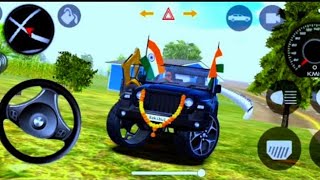 DOLLER♥️ SONG BLACK MODIFIED MAHENDRA THAR 🔥🔥 INDIAN CAR SIMULETOR 3D ANDROID GAME 🎮viralvideo [upl. by Attenej]