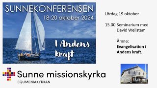 Seminarium den 19 okt kl 1500 i Sunne Missionskyrka [upl. by Kallista564]